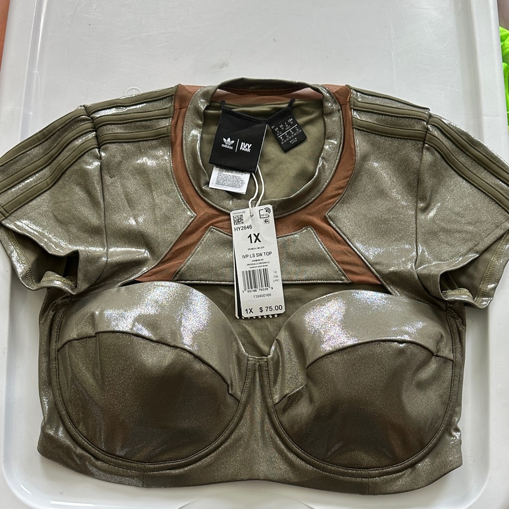 Adidas x Ivy park swim top